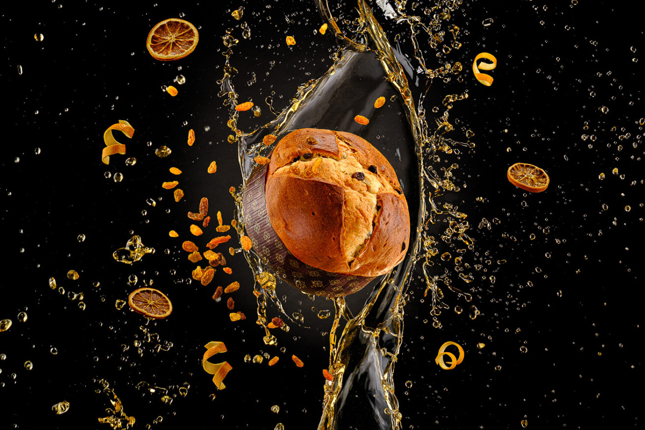 Fotografia Food - Panettone Splash